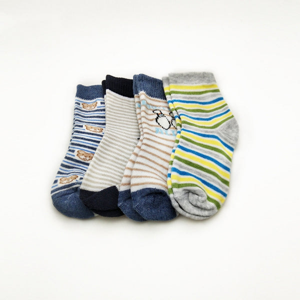 Pack 3 Pares de Calcetines Tubo Transpirables para Bebé - Talla Mediana