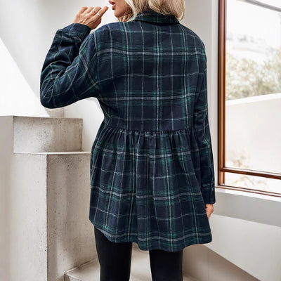 Blusa Elegante con Rayas Verdes - Image 3