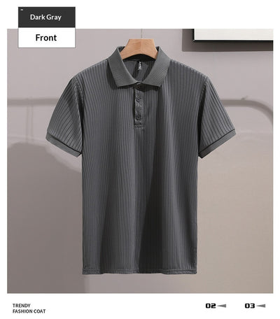 Camisa Ejecutiva Slim Fit de Manga Corta con Cuello Solapa - Image 20