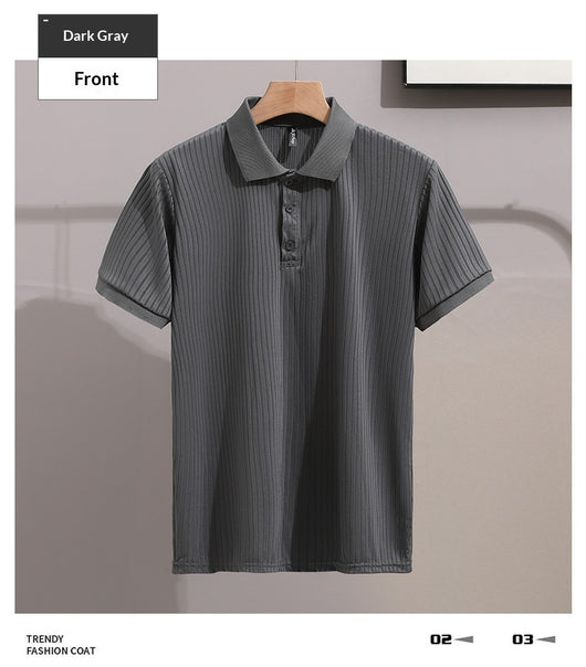 Camisa Ejecutiva Slim Fit de Manga Corta con Cuello Solapa - Image 20