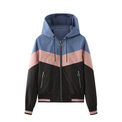 Chaqueta Cortavientos Ligera con Capucha para Mujer - Image 8
