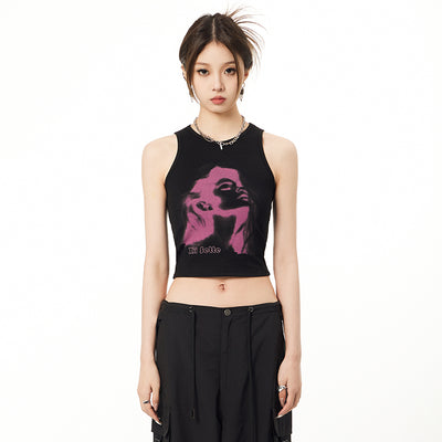 Blusa Estampada Ajustada de Punto para Mujer - Image 8