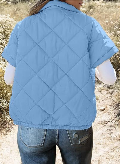 Chaqueta Cálida con Diseño de Diamantes y Bolsillos con Cierre - Image 25