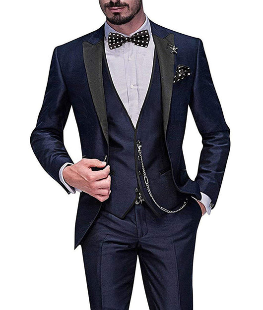 Traje de Tres Piezas para Novio y Padrino - Elegancia Completa para Bodas - Image 12