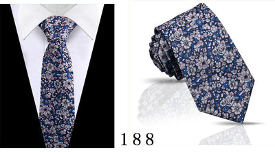 Corbata Casual Ejecutiva de Poliéster Jacquard para Hombre - Image 54