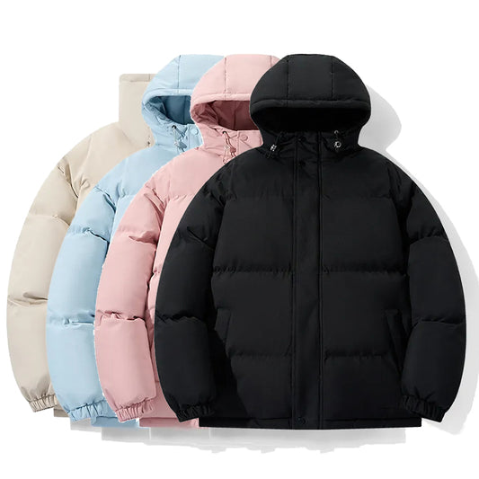 Abrigo Hoodie de Algodón Grueso - Abrigado para Otoño e Invierno