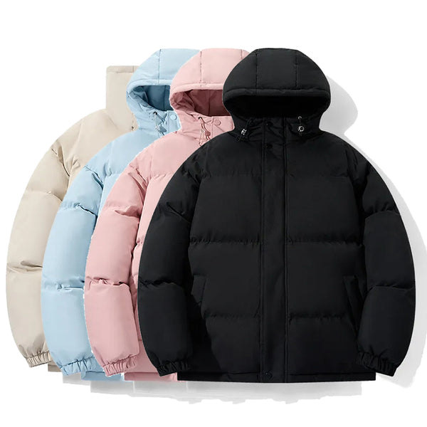 Abrigo Hoodie de Algodón Grueso - Abrigado para Otoño e Invierno