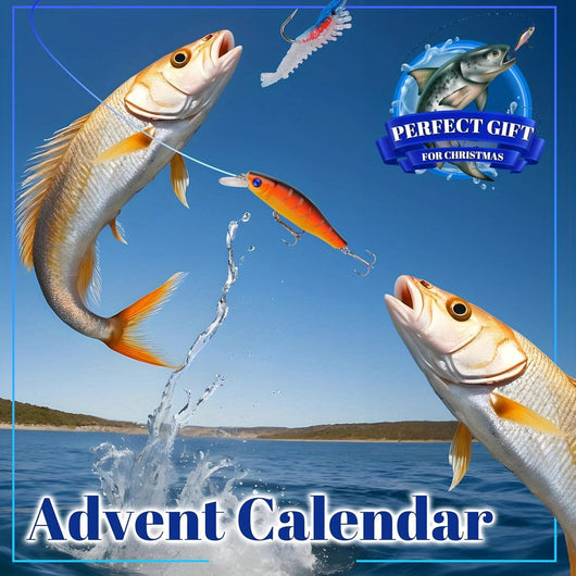 Calendario de Adviento Caja Sorpresa con Anzuelos de Pesca - Regalo Navideño para Pescadores - Image 4