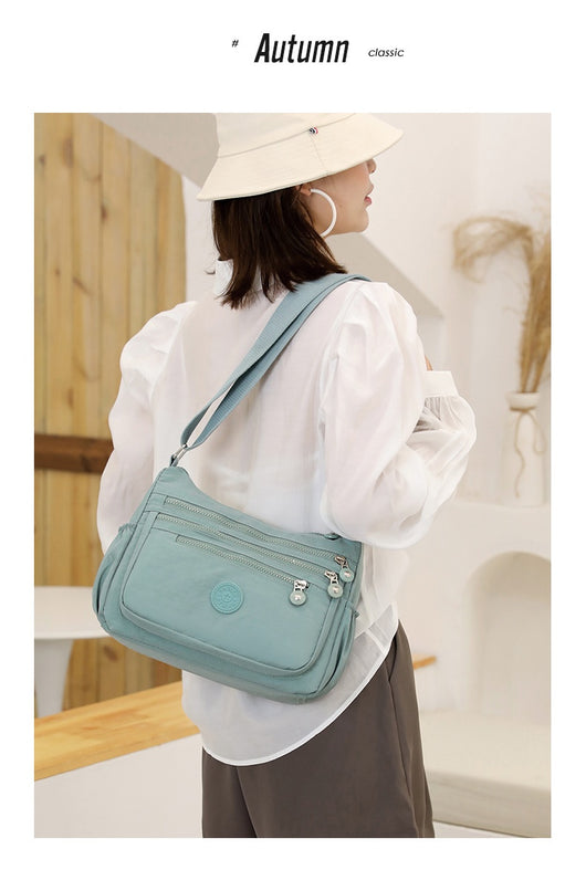 Bolsa Mensajera Unisex Nylon Ligera - Diseño Minimalista y Funcional - Image 32