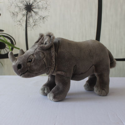 Peluche Rinoceronte de Dos Cuernos Realista - Image 6