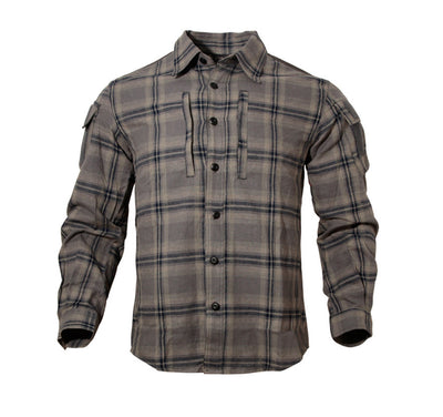 Camisa de Cuadros Suelta Manga Larga - Estilo Europeo Moderno - Image 8