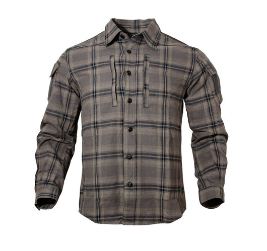 Camisa de Cuadros Suelta Manga Larga - Estilo Europeo Moderno - Image 8