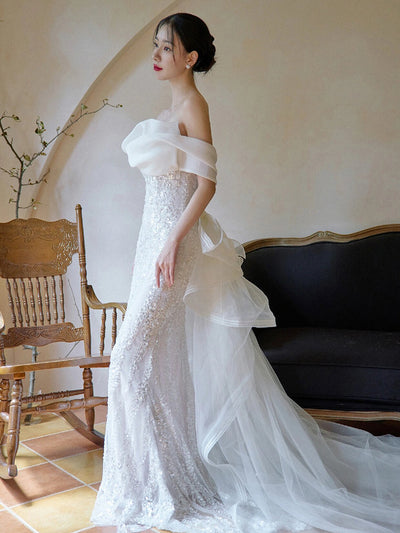 Vestido Fishtail Ajustado en Encaje Premium - Image 10