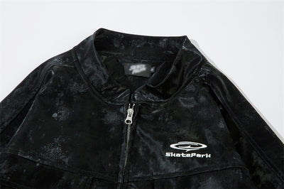 Chaqueta de Cuero Punk Rock Suelta Estilo Europeo - Image 16