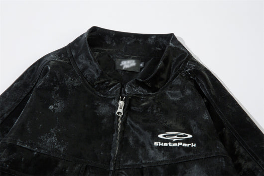 Chaqueta de Cuero Punk Rock Suelta Estilo Europeo - Image 16