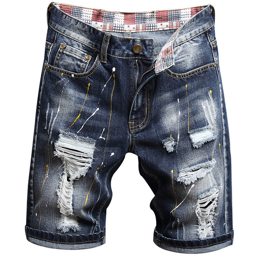 Pantalones Cortos Vaqueros de Verano para Hombre - Importación Directa - Image 2