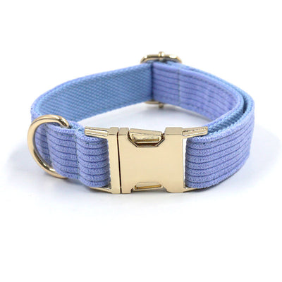 Collar Corduroy con Moño para Mascotas y Correa Integrada - Image 5