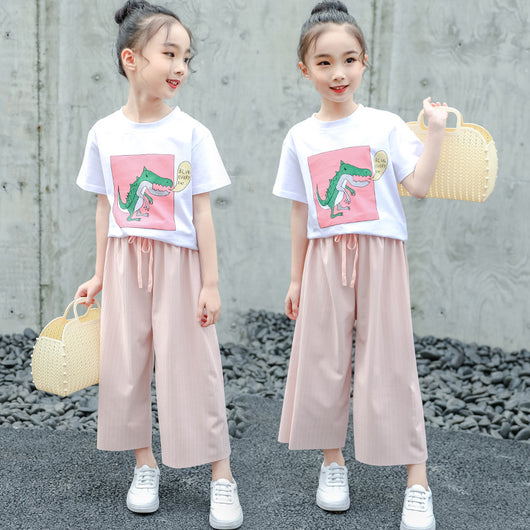 Conjunto Dos Piezas Estilo Occidental: Pantalón Ancho y Blusa Manga Corta - Image 7