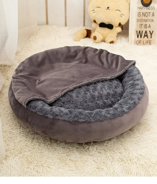Cama Redonda Premium para Mascotas - Colchoneta Térmica Cuatro Estaciones Tamaño Grande - Image 20