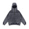 Sudadera Hoodie Hombre Diseño Distressed con Costuras Contrastantes - Forro Polar Grueso Invierno
