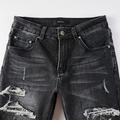 Pantalones Denim Slim Fit con Parches - Corte Moderno para Hombre - Image 11