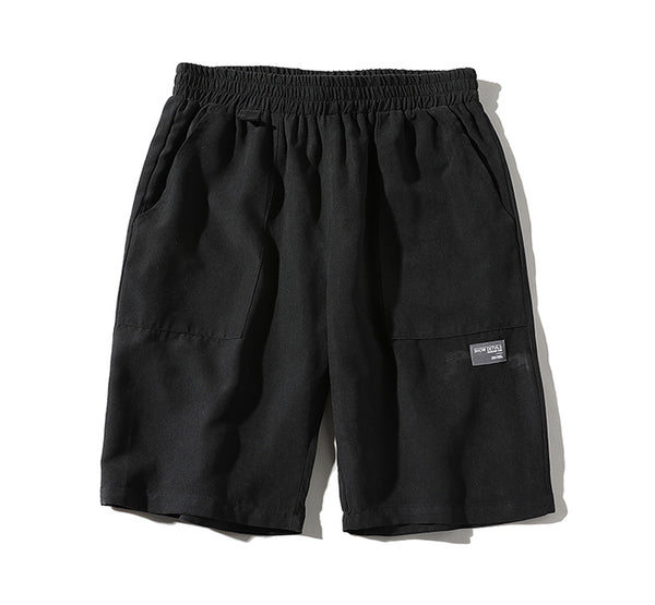 Pantalones Cortos de Playa Hombre Cinco Puntos - Estilo Hong Kong Cómodo y Suelto