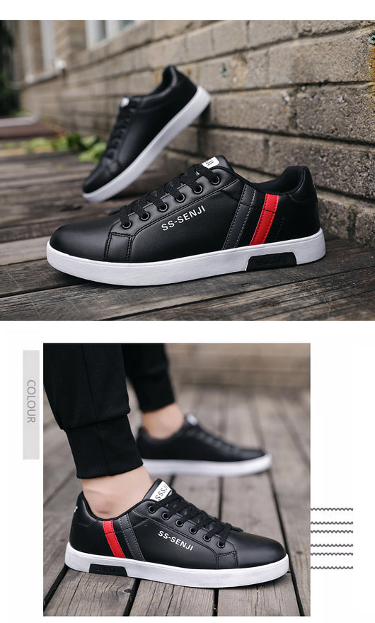 Zapatos Blancos Casuales para Hombre con Suela Plana - Image 25