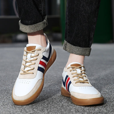 Tenis de Cuero para Hombre con Plantillas Elevadoras y Suela de Goma Reforzada - Image 3
