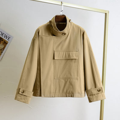 Chaqueta Impermeable Acolchada con Bolsillos Funcionales - Abrigo Resistente al Viento - Image 8