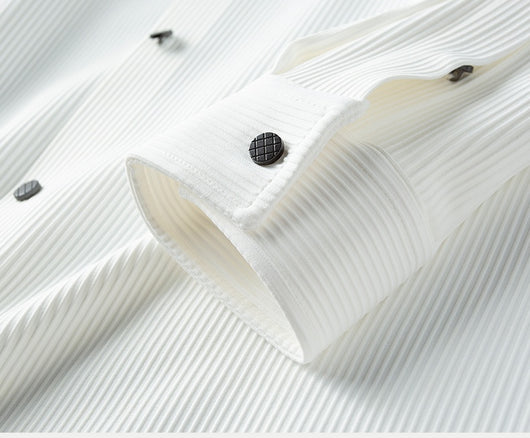 Camisa Blanca Ejecutiva sin Planchado Anti-arrugas - Image 22