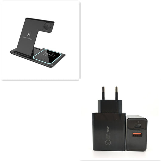 Soporte Multifuncional 3 en 1 para Smartphone con Carga Inalámbrica y Auriculares - Image 12