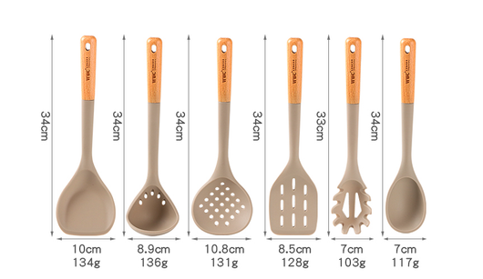 Set de Espátulas de Silicona Antiadherente Resistente al Calor - Image 21