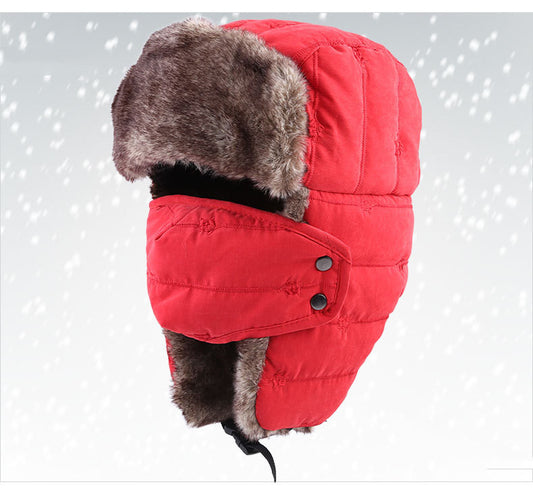 Gorro Máscara Protector de Oídos para Otoño e Invierno