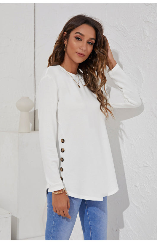Blusa Casual para Mujer con Botones y Mangas Largas - Image 10