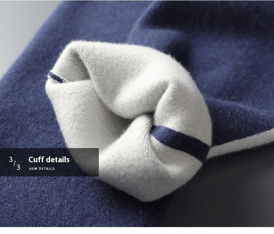 Pantalones de Punto Cashmere Grueso para Hombre - Cómodos y Versátiles - Image 14