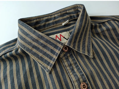 Camisa Casual de Algodón Vintage con Lavado Pesado para Hombre - Image 20
