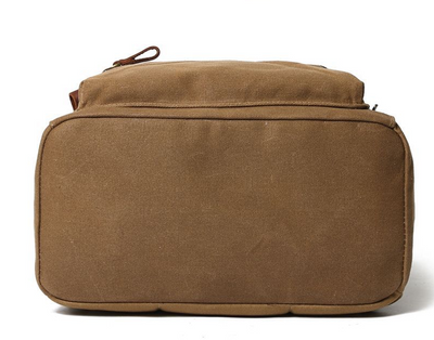 Bolsa Vintage para Laptop en Cuero y Lona - Estilo Profesional - Image 8