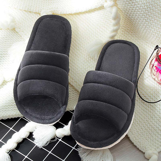 Pantuflas de Algodón Suave para Casa con Suela Flexible - Image 5