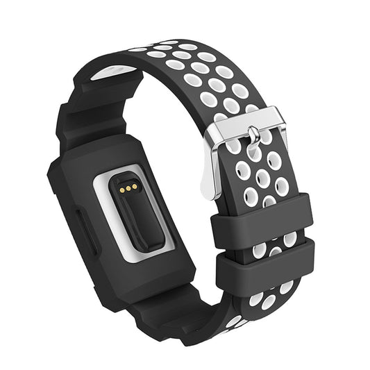 Reloj Deportivo Bicolor con Correa de Silicona