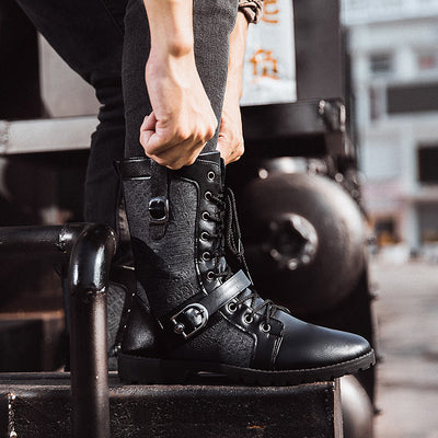Botas Martin Trendy Estilo Coreano para Hombre - Image 3