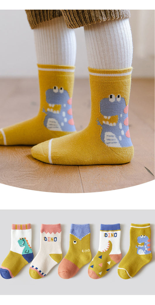Calcetines Térmicos Infantiles Estampados - Tubo Grueso para Invierno - Image 17