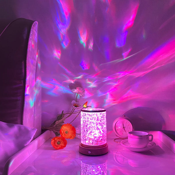 Luz Proyectora Atmosférica con Ondas de Agua Giratoria Multicolor
