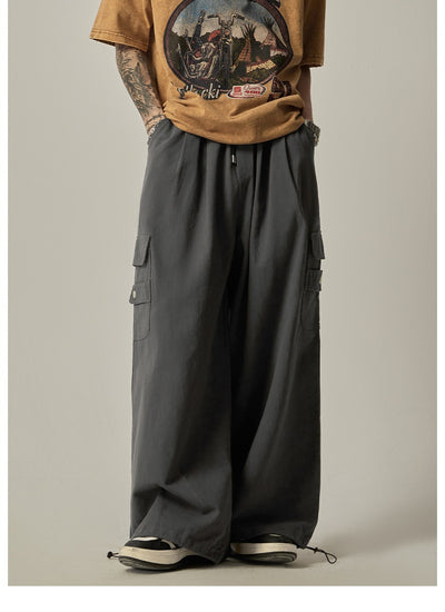 Pantalones Rectos Amplios de Diseño Trendy para Hombre - Versátiles y Cómodos - Image 12