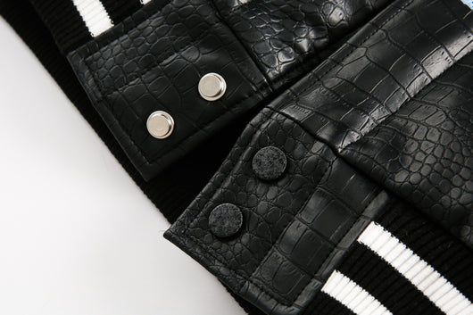 Chaqueta de Vuelo con Bordados en Parche - Image 16