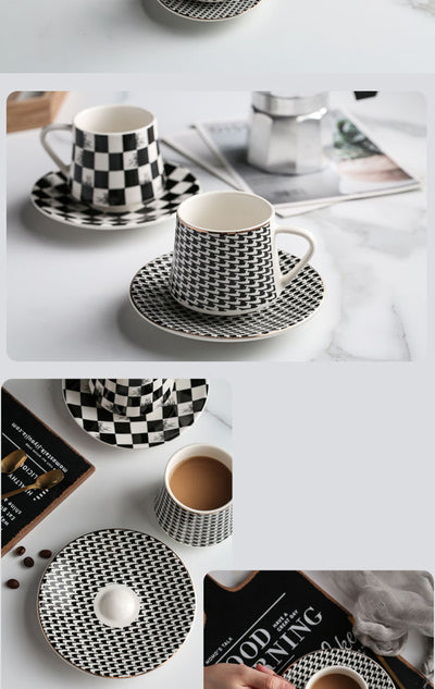 Juego de Taza y Plato de Cerámica Turca para Café - Image 15