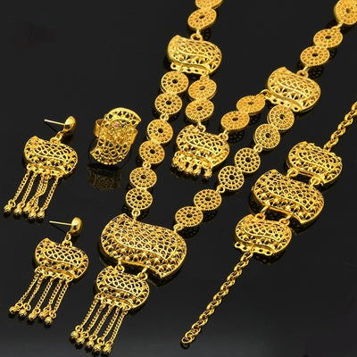 Conjunto de Joyas para Boda: Collar, Pulsera, Anillo y Aretes - Image 12