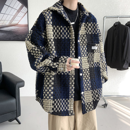 Chaqueta Oversize Estilo Street Hombre - Corte Relajado y Moderno