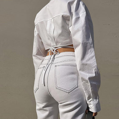 Blusa de Manga Larga Tendencia Otoño Europa y Estados Unidos - Image 4