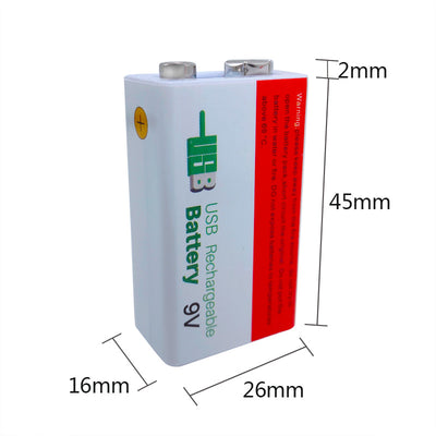 Batería de Litio Recargable 9V para Multímetro - Image 9