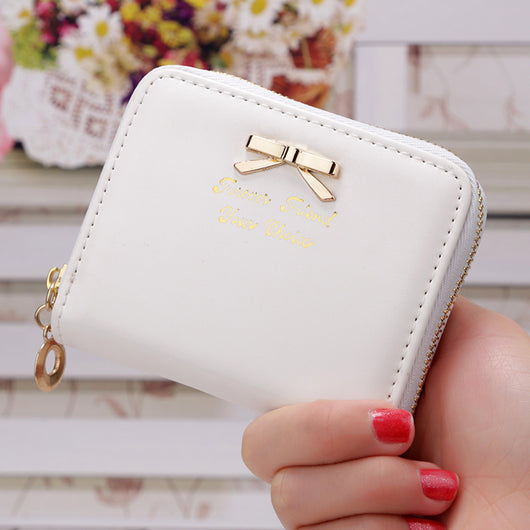 Monedero Compacto con Lazo para Mujer - Cartera Pequeña con Cierre - Image 9